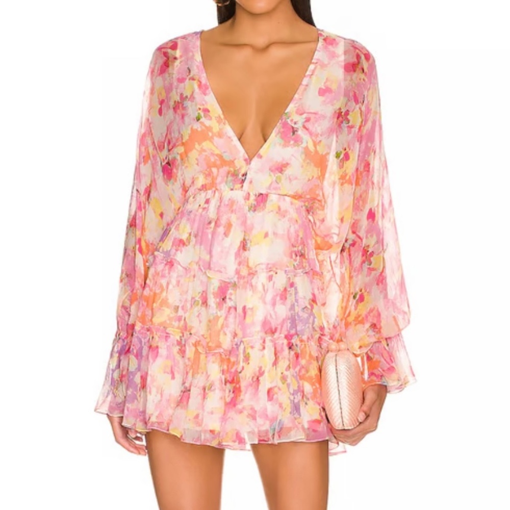 Hemant & Nandita Mini Dress in Pink